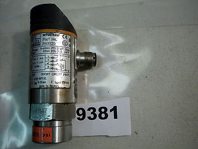 IFM Efector Pressure Switch PN3220 600PSBN14-KFPKG/US V