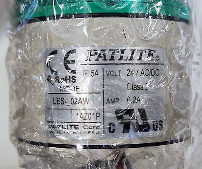 PATLITE LES-302AW-GYR Green, Yellow, Red 24 V Stacklight