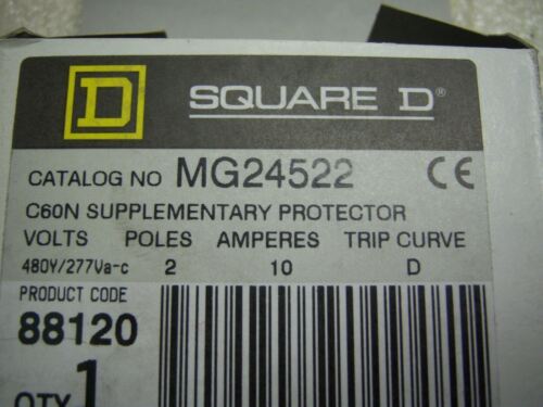 Square D MG24552 Supplementary Protector 480Y/277V 2P 10A