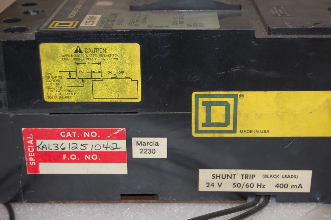 Square D KAL361251042 Circuit Breaker