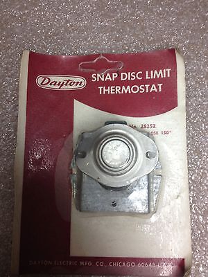 LOT OF 3 DAYTON SNAP DISC LIMIT THERMOSTATS