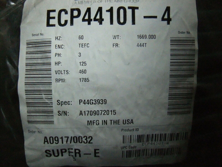 Baldor Motor ECP4410T-4