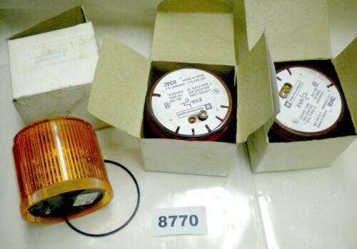 3 Telemecanique Lens Amber XVAC351 XVAC351B120