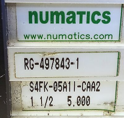 Numatics S4FK-05A11-CAA2 Double-Rod Double-Acting Pneumatic Cylinder