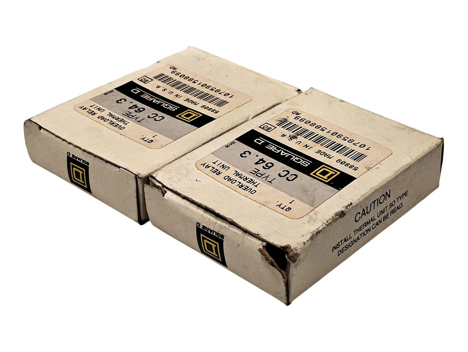 Square D CC64.3 Class 20 Thermal Unit for Overload Relay