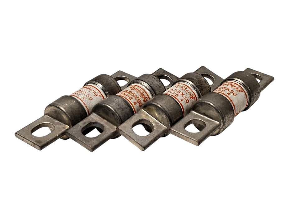 Ferraz Shawmut A25X50 A25x50-4 250VAC 50A Current-Limiting Very Fast-Acting Fuse