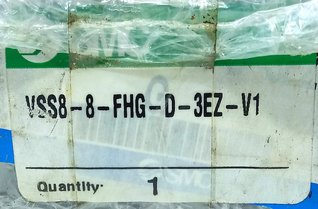 SMC VSS8-8-FHG-D-3EZ-V1 142 psi 1.0 MPa Solenoid Valve w/ 21-26 V DC Coil