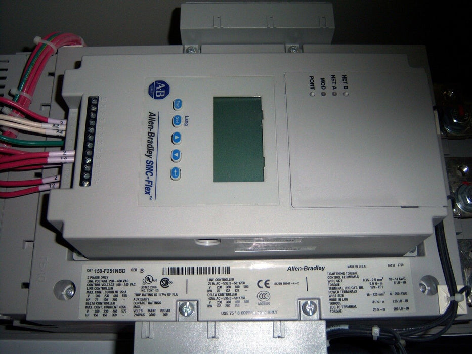 Allen-Bradley 150B-F25-1FBD-1E-1F-3B-5R-6P-88-20E-NB-N1 460 Volts 3 Phase Drive
