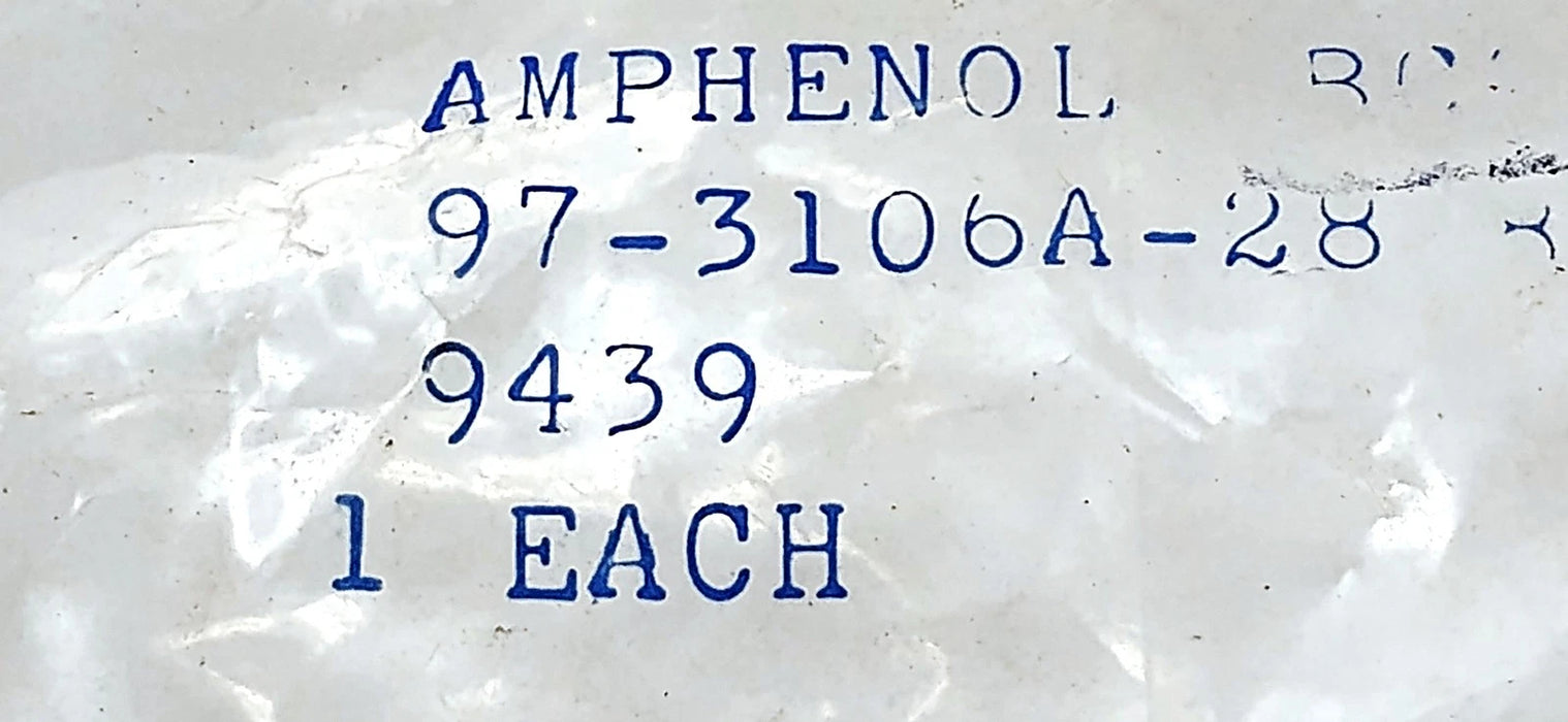 Amphenol 97-3106A-28 4 pc Circular Connector Shell Set