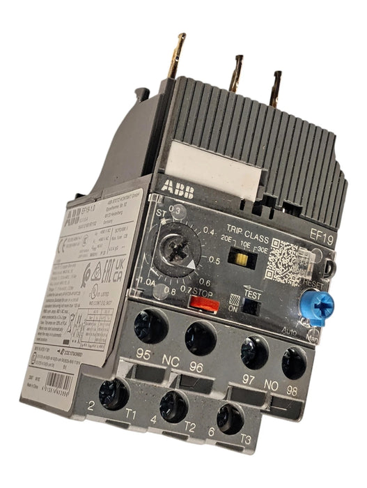 ABB EF19-1.0 690 V AC 0.3-1.0 A 3-Pole Electronic Overload Relay