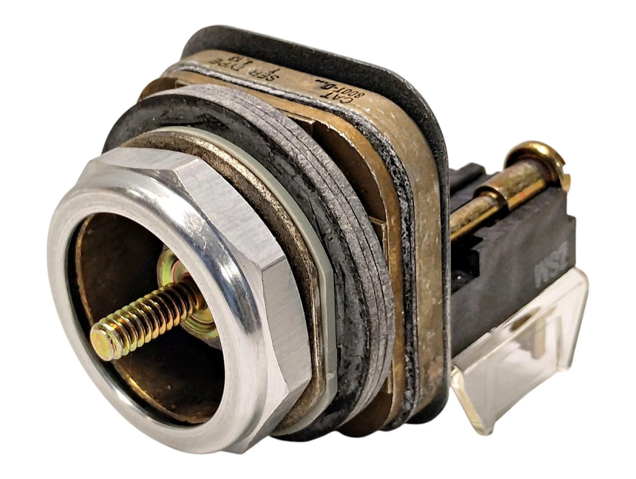 Allen-Bradley 800T-D2D1 Series T 30.5 MM Pushbutton w/ Mushroom Black Head