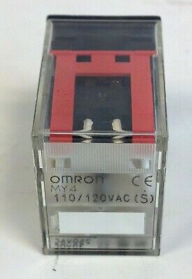 Omron MY4 110/120 VAC 14-Pin Relays - Lot of 10