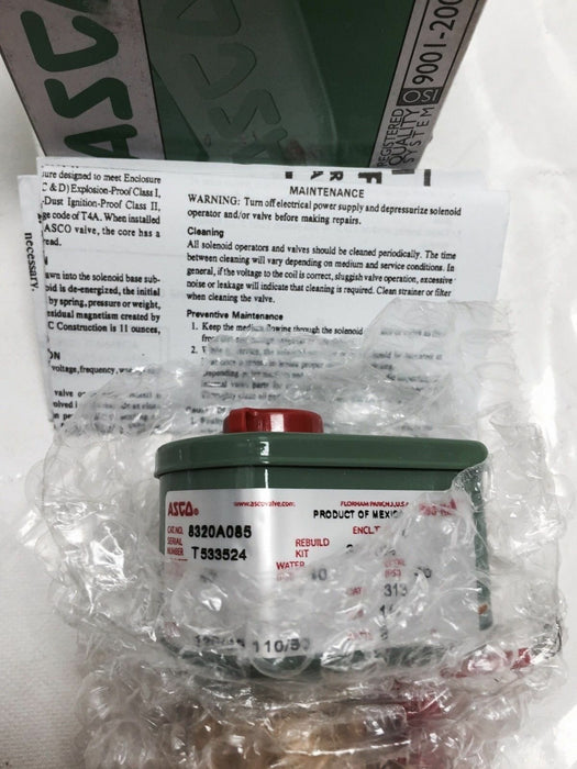 ASCO 8320A085 Solenoid Valve