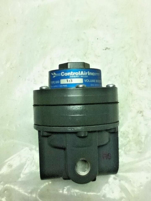 CONTROL AIR INC TYPE 600 1:3 VOLUME BOOSTER