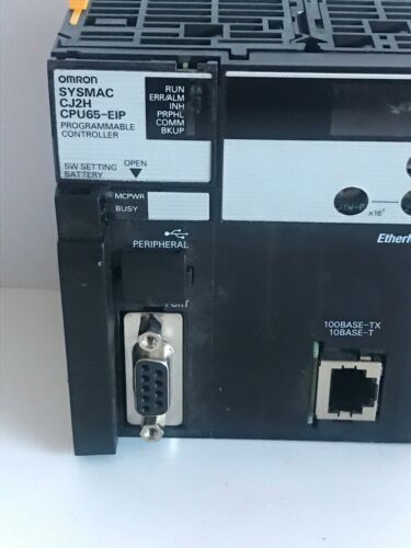 Omron CJ2H CPU65-EIP Programmable Controller