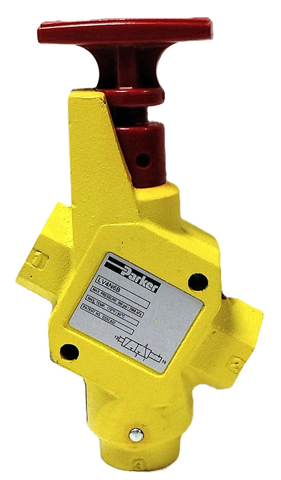 Parker LV4N6B 300 psi 1/2" NPT Push/Pull Lockable Safety Air Control Valve