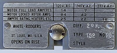 White-Rodgers 152-10 Thermostat
