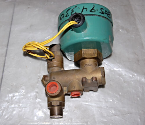 ASCO 2126331G BRASS SOLENOID 3 WAY VALVE
