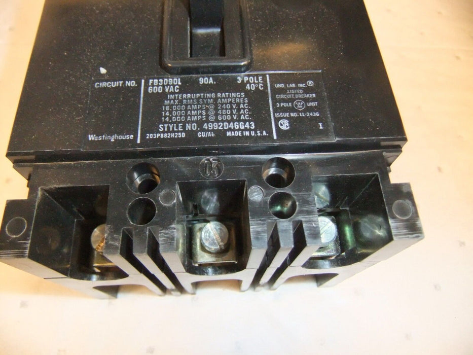 Westinghouse FB3090L Circuit Breaker