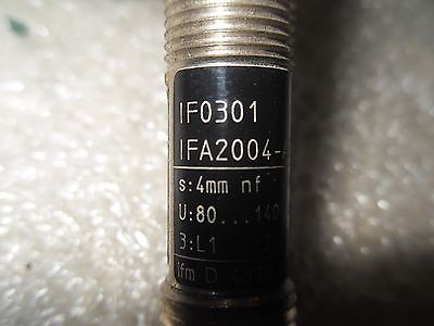 IFM EfectorIF0301 IFA2004-ABOW/SL/LS-100AK Inductive Proximity Switch