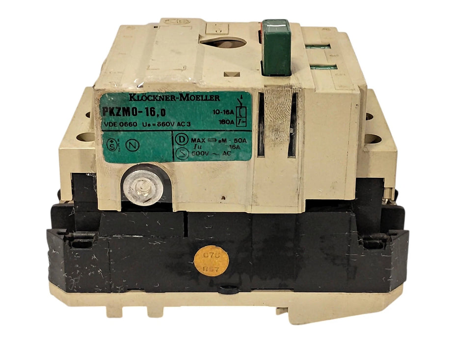 Klockner Moeller PKZM0-16 690 V AC 3 Pole 10-16 A Adjustable Manual Starter