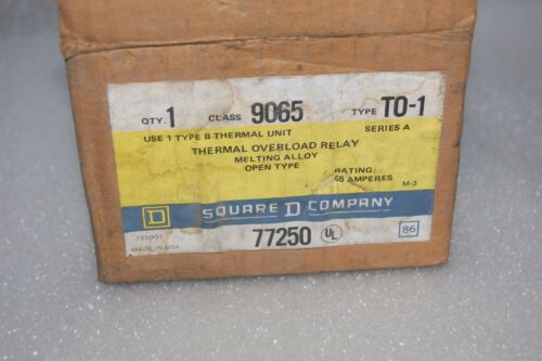 Square D Relay Cat 9065 TYPE T0-1