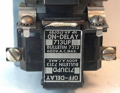 Joslyn Clark 713UPA 110-120 V AC Coil PMT Pneumatic Timing Relay