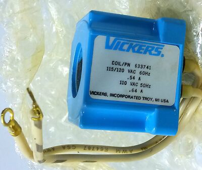 Vickers 633741 110/120 V AC 0.54/0.64 A 50/60 Hz Solenoid Valve Coil