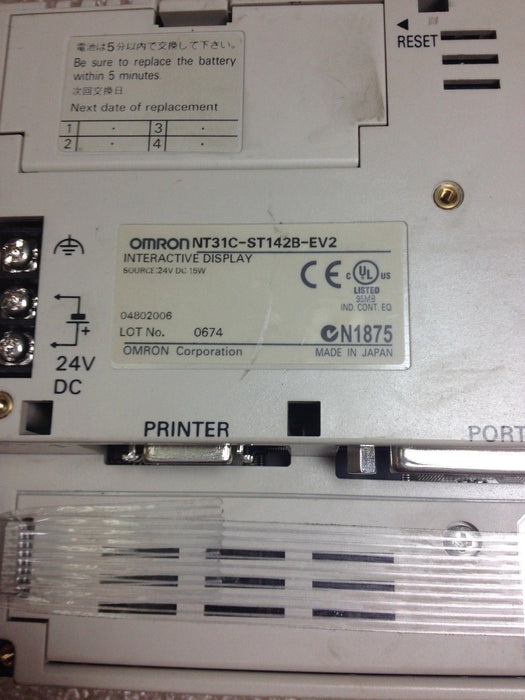 Omron NT31C-ST142N-EV2 Interactive Display