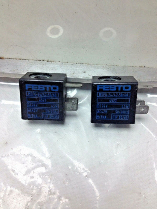 LOT OF 3 Festo COILS / 1 NASS MAGNET