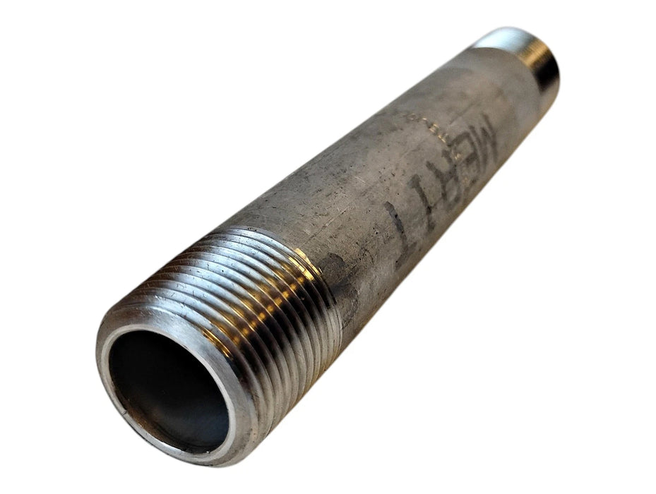 Merit Brass 6512-550 3/4" x 5-1/2" MNPT SCH 80 316 SS Seamless Pipe Nipple