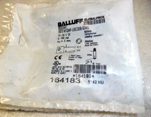 Balluff Proximity Sensor BES M12MF-USC30B-S04G