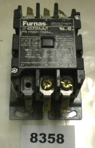 Furnas Contactor 42CF35AJAJT 40A 3P 24VDC