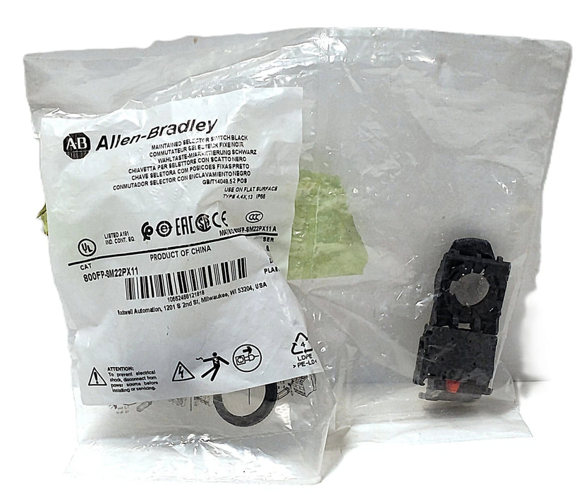 Allen-Bradley 800FP-SM22PX11 600 V 10 A 2 Position Selector Switch