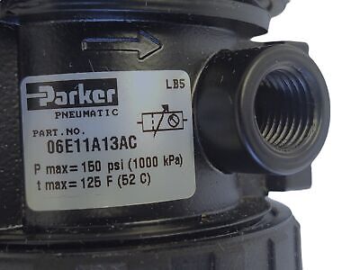 Parker 06E11A13AC 150 psi Compressed Air Filter