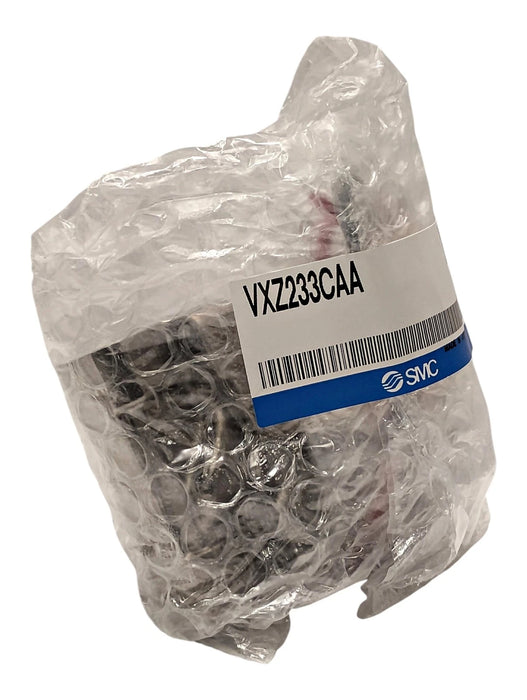 SMC VXZ233CAA Stainless Steel Hydraulic Solenoid Valve w/ 24 V DC Coil