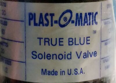 Plast-O-Matic Valves EASMT4EP12W20-PV 110V 20W Solenoid Valve