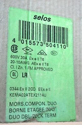 Wieland WK4/DEU 57.504.5255.0 20-10 AWG Terminal Block - Lot of 198 Pcs