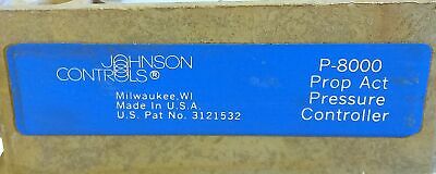 Johnson Controls P-8000 Prop Act Pressure Controller