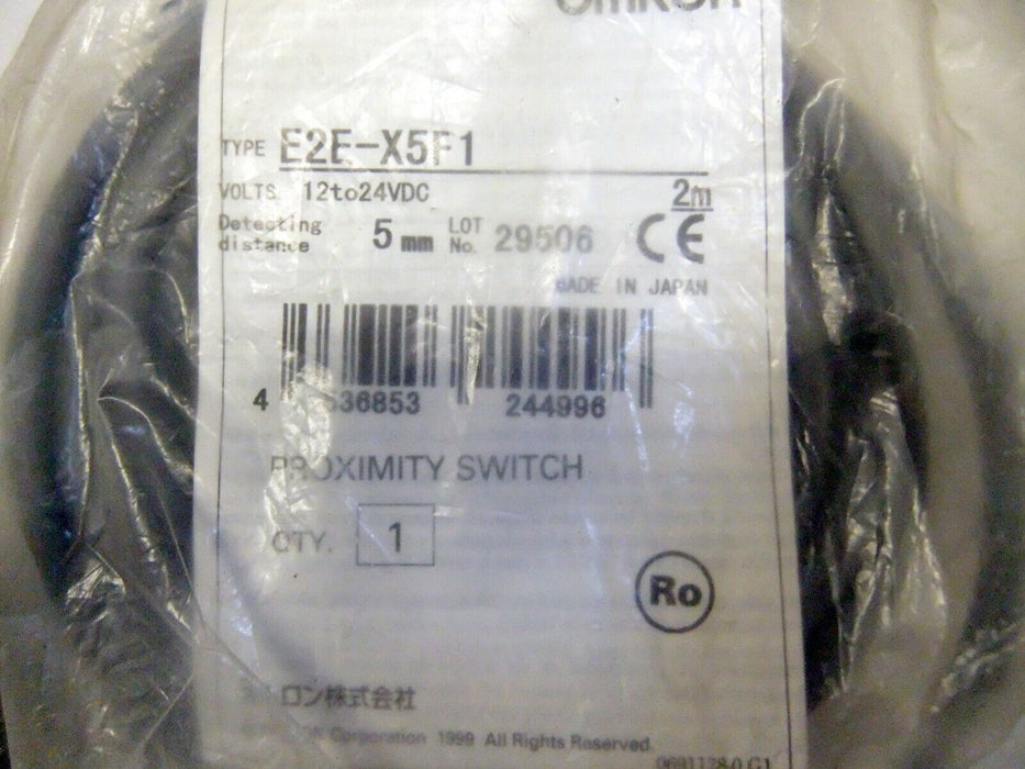Omron Proximity Switch E2E-X5F1