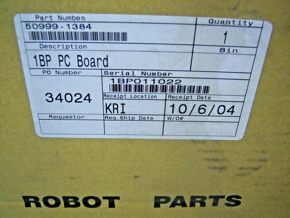Kawasaki Robotics Pc Board 50999-1384 Sealed