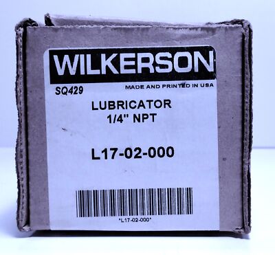 Wilkerson L17-02-000 150 psi Air Line Lubricator w/ Bowl Guard