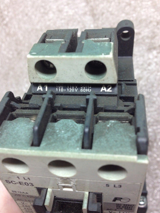 Fuji SC-E03 CONTACTOR WITH TK-E02 RELAY