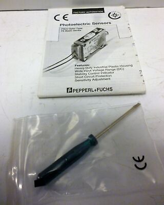 Pepperl OB150-F6-E4 Fiber Optic Photoelectric Sensor