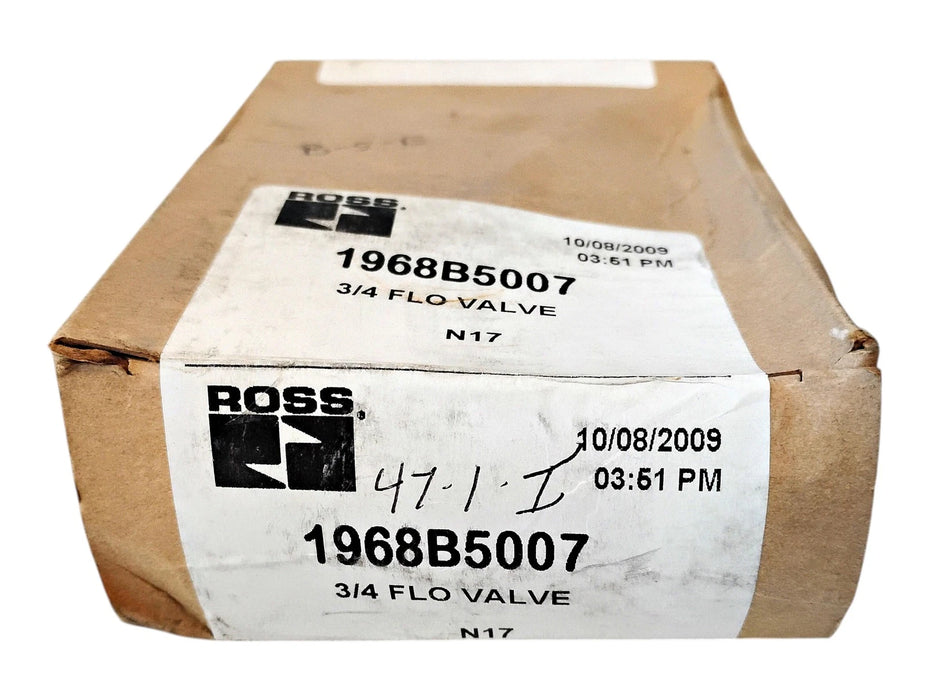 ROSS 1968B5007 3/4" NPT FLO VALVE Heavy Duty Flow Control Valve