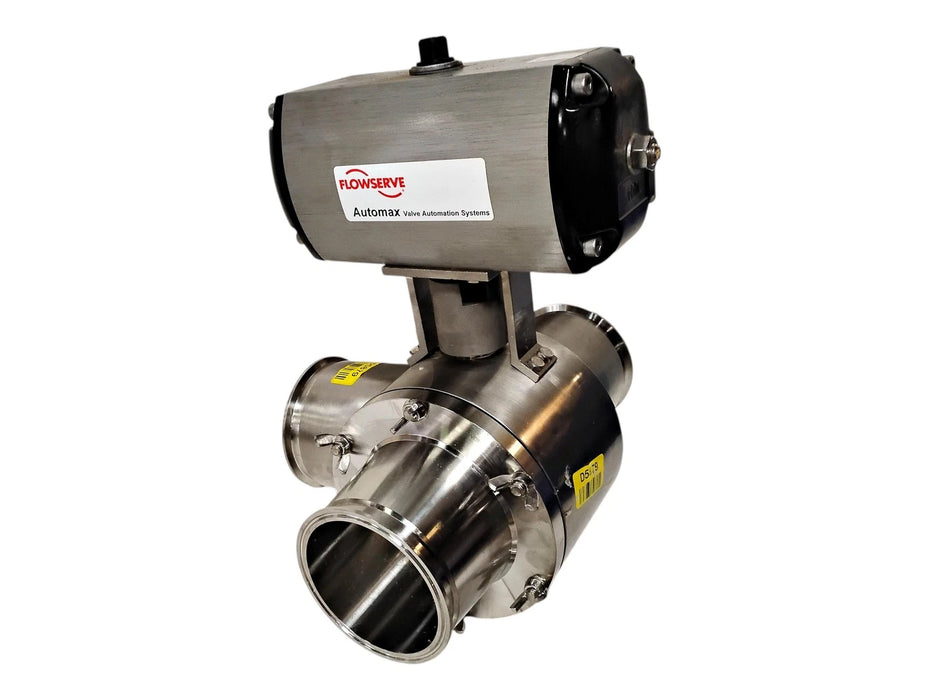 Flowserve B100D 150 PSI Automax Pneumatic Actuator w/ Lee Fluid Transfer 3FT
