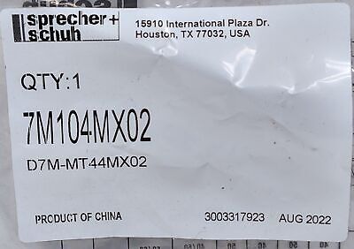 Sprecher + Schuh D7M-MT44MX02 Twist-and-Pull E-Stop Pushbutton Kit
