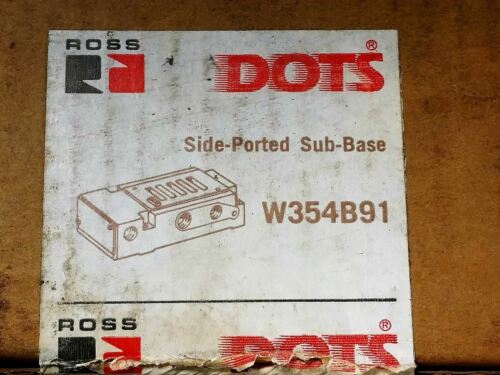 Ross W354B91 Side Ported Valve Sub Base