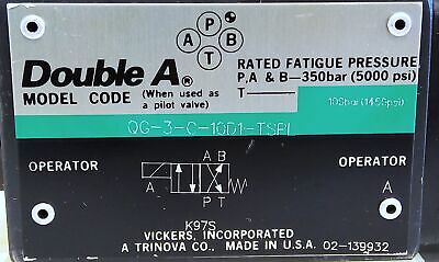 Double A QG-3-C-10D1-TSPL Solenoid Valve