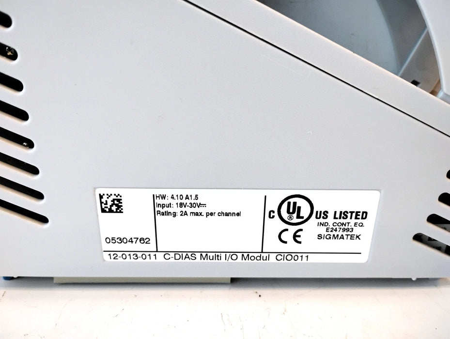 Sigmatek CIO-011 12-013-011 18-30 V DC I/O Module
